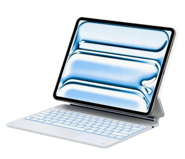 TYPECASE Etui Edge z klawiaturą do iPad Air 13" 2024/2025 biały - 1522735 - zdjęcie